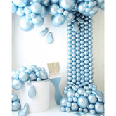 Silk Arctic Blue Balloons